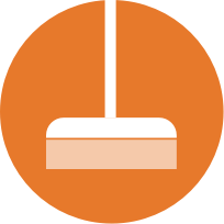 icon round janitorial