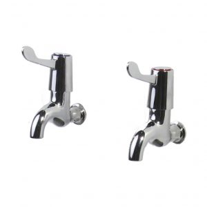 Swift Wall Mounted 3″ Lever Bib Taps TP1127 Janitorial