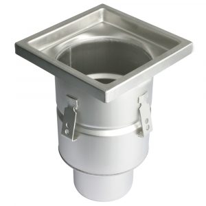 Loire Heavy duty drain for concrete/tiled floors (Square)-0