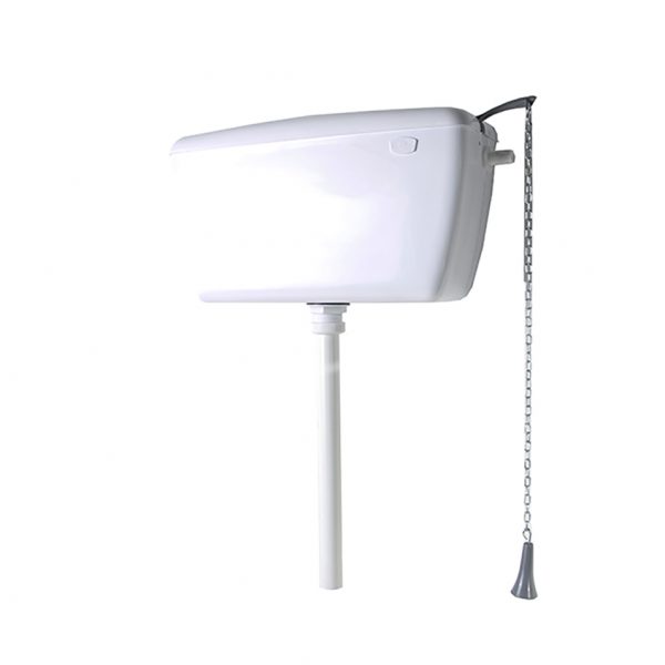 Cistern Lever Kit White Plastic High Level-0