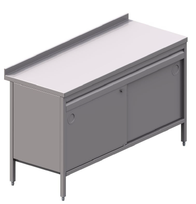 Grenada 1500 sliding door stainless steel