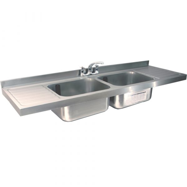 Burgundy Catering Sink 600mm Wide-0