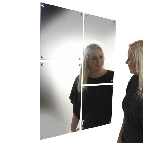 Cadiz Stainless steel mirror (600mm x 450mm)-0