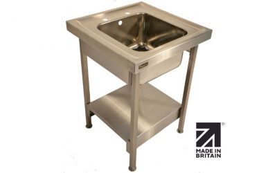 New Compact Burgundy Sink Unit