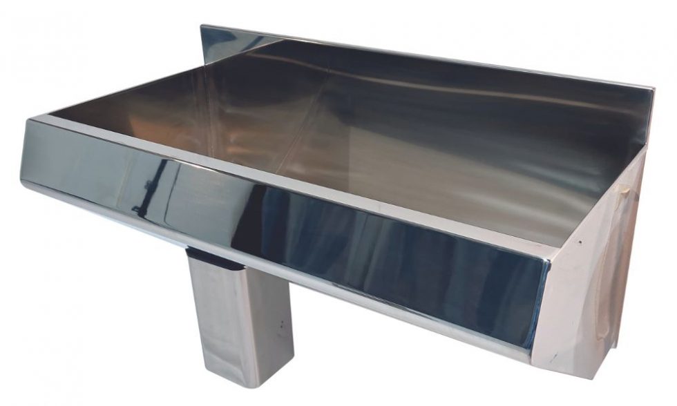 Shield Trough SOLA, the new alternative Scrub-up Trough - Pland Stainless