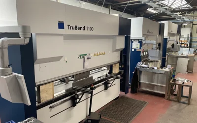 Additional Press Brake Machine Installed at Pland Factory in Leeds